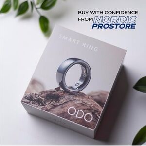 ODO Smart Ring in Metallic Black